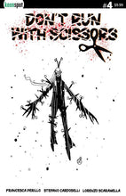 DONT RUN WITH SCISSORS #4 CVR C STEFANO CARDOSELLI BLACK AND WHITE VAR