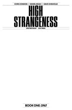 HIGH STRANGENESS #1 (OF 5) CVR G BLANK SKETCH VAR