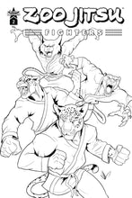 ZOO JITSU FIGHTERS #2 (OF 4) CVR F KING B&W (C: 0-1-2)