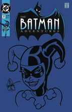 DF BATMAN ADV #12 HAESER S&N & REMARK HARLEY QUINN SKETCH (C
