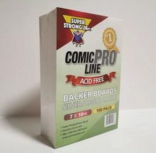 Silver / Regular Size - 7" x 10 1/2" 28pt Comic Boards