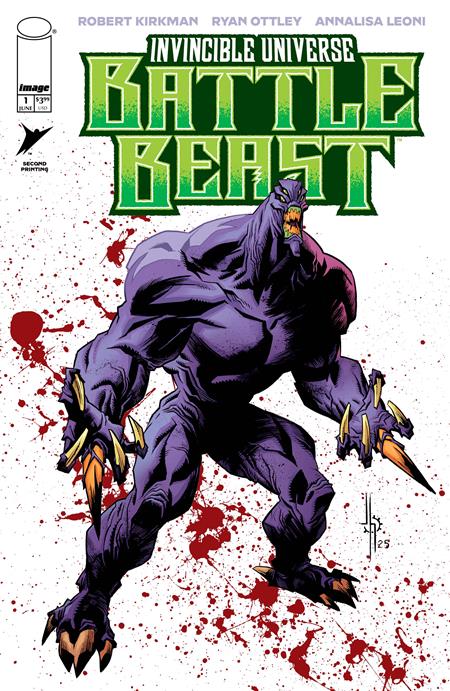 INVINCIBLE UNIVERSE BATTLE BEAST #1 2ND PTG CVR B JASON HOWARD VAR