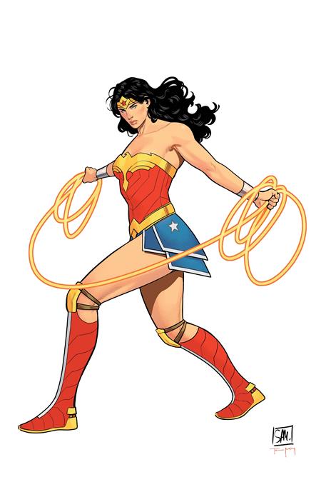 WONDER WOMAN #31 CVR G DANIEL SAMPERE CORNER BOX SPOT FOIL VAR