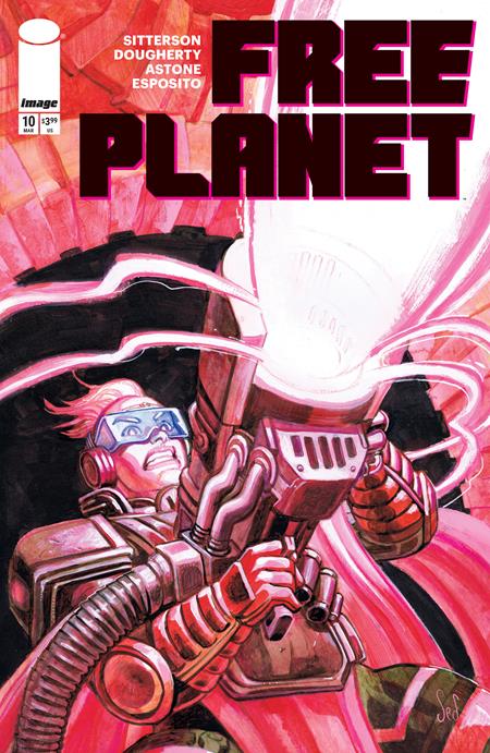 FREE PLANET #10 CVR B JED DOUGHERTY VAR