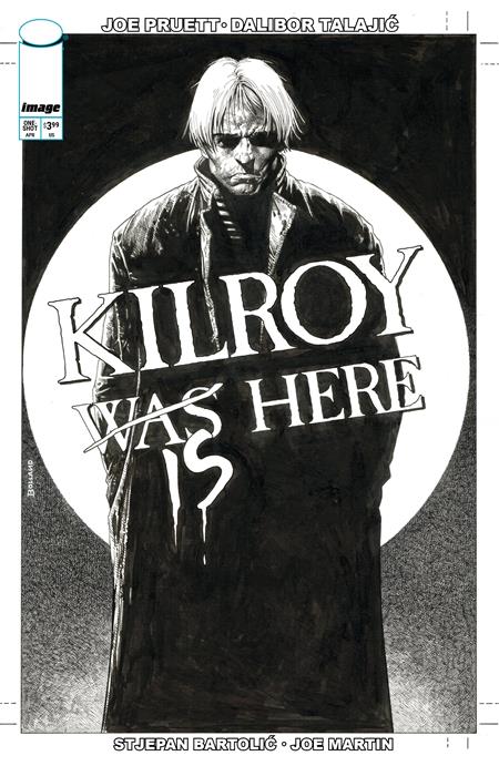 KILLROY IS HERE (ONE SHOT) CVR B BRIAN BOLLAND B&W VAR