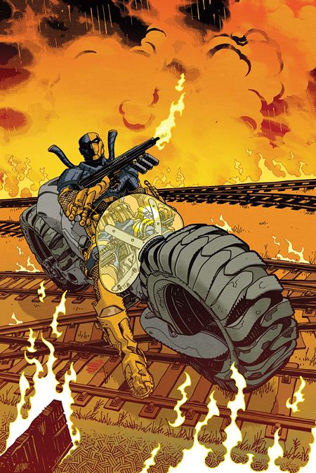 DEATHSTROKE THE TERMINATOR #4 CVR D CULLY HAMNER CARD STOCK VAR
