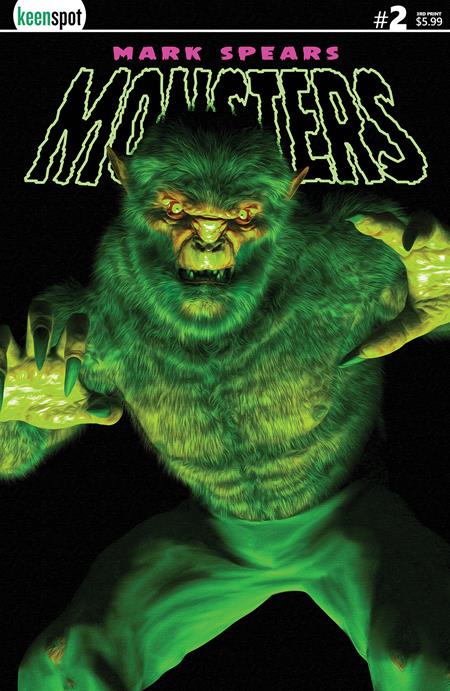 MARK SPEARS MONSTERS #2 3rd Printing Cvr A Mark Spears The Werewolf