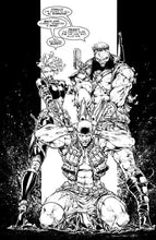 SPAWN #370 CVR D BRETT BOOTH YOUNGBLOOD TEAM UP B&W VIRGIN VAR