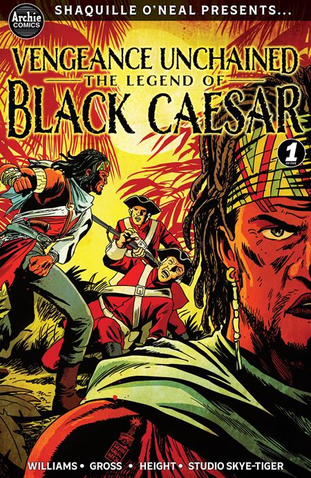 SHAQUILLE ONEAL PRESENTS VENGEANCE UNCHAINED THE LEGEND OF BLACK CAESAR #1 (OF 5) CVR C FRANCESCO FRANCAVILLA CONNECTING VAR