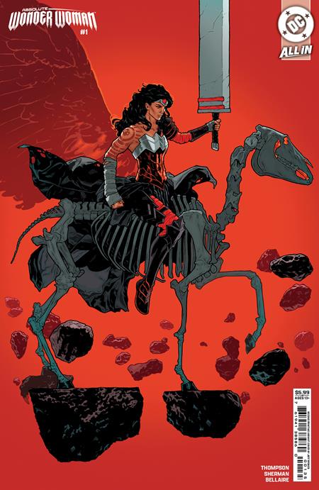 ABSOLUTE WONDER WOMAN #1 2nd Printing Cvr B Jeff Spokes Card Stock Var