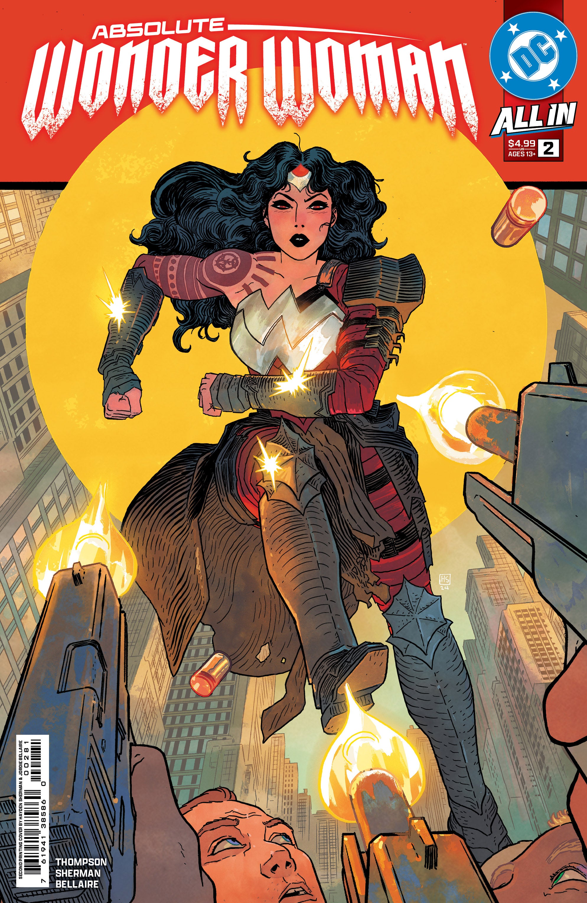 ABSOLUTE WONDER WOMAN #2 2nd Printing Cvr A Hayden Sherman