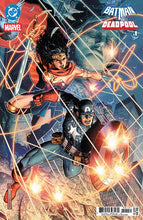 DC MARVEL BATMAN DEADPOOL #1 (ONE SHOT) CVR E JIM CHEUNG WONDER WOMAN CAPTAIN AMERICA CARD STOCK VAR