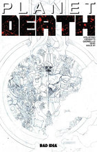PLANET DEATH PLANET SIZED EDITION #1 CVR C TOMAS GIORELLO PENCILS W/ ORIGINAL ART SKETCH VAR