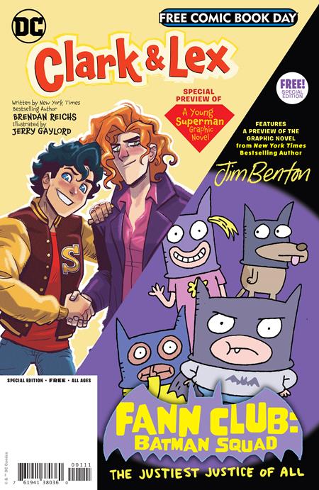 FCBD 2023 CLARK & LEX AND FANN CLUB BATMAN SQUAD SPECIAL EDITION