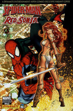 DF SPIDER-MAN RED SONJA #1 DYNAMITE ASPEN EXCLUSIVE BY MICHAEL TURNER CGC GRADED