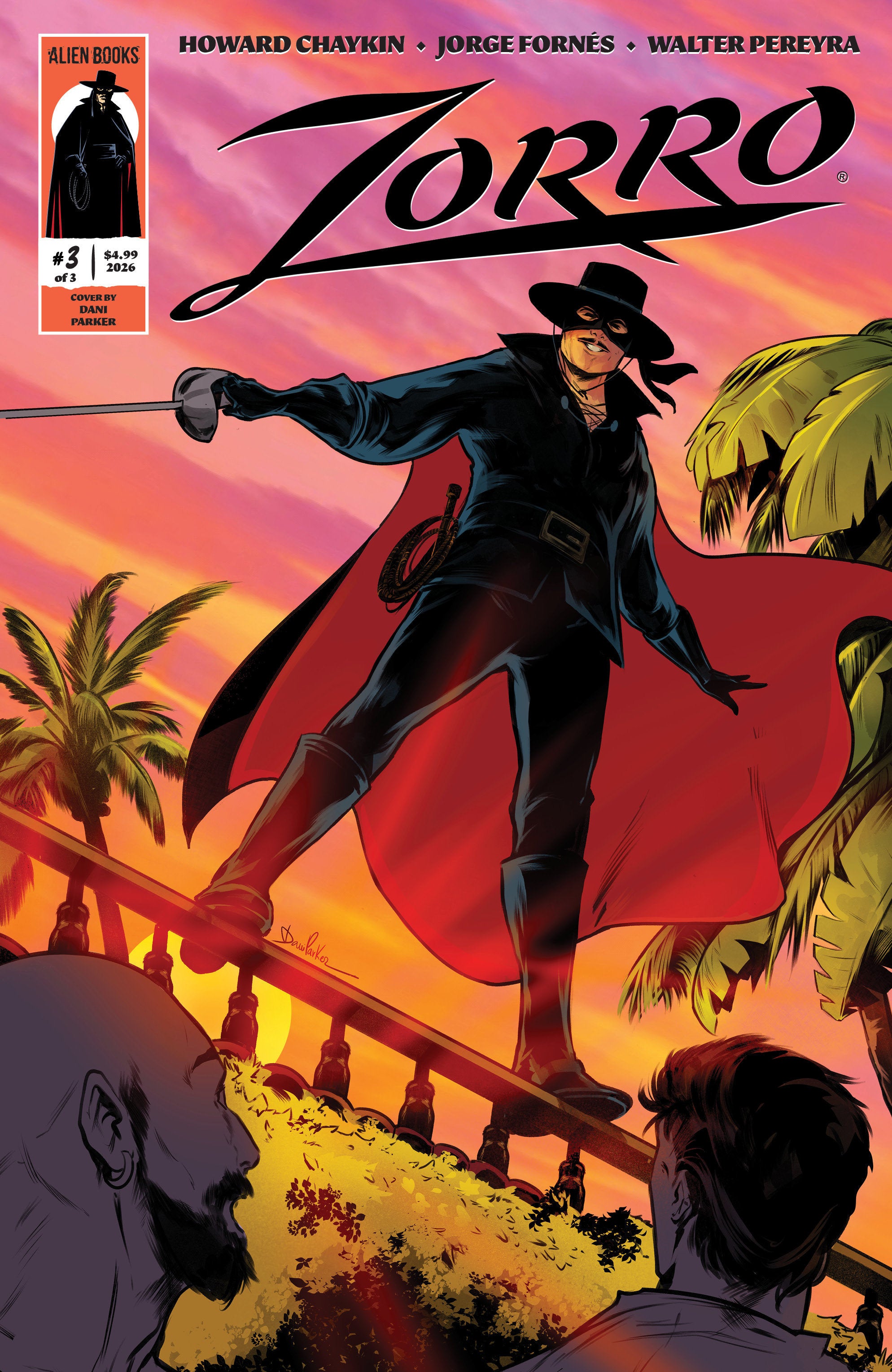 Zorro #3 Variant B (Parker)