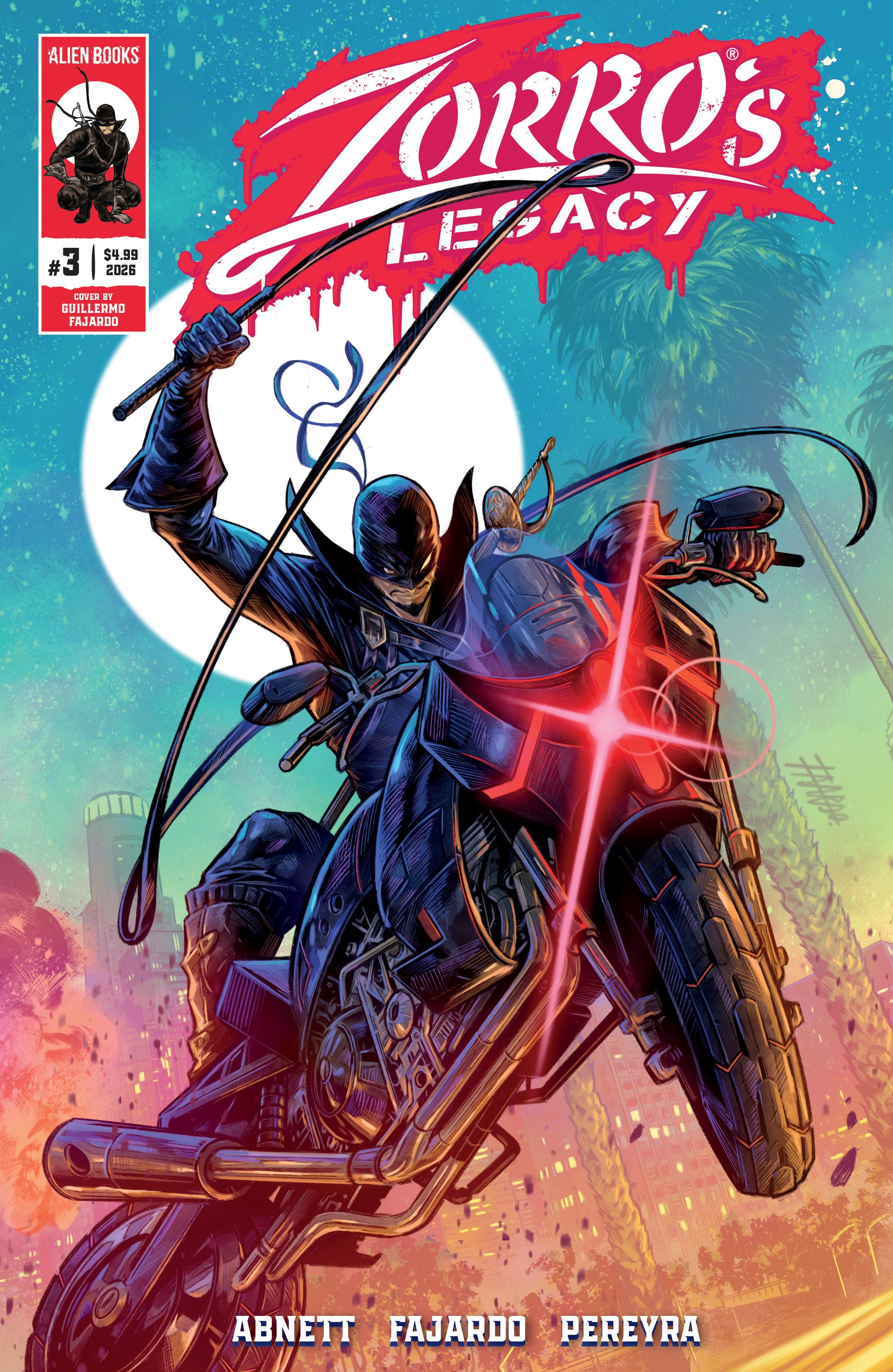 Zorro's Legacy #3 Variant C (Fajardo)