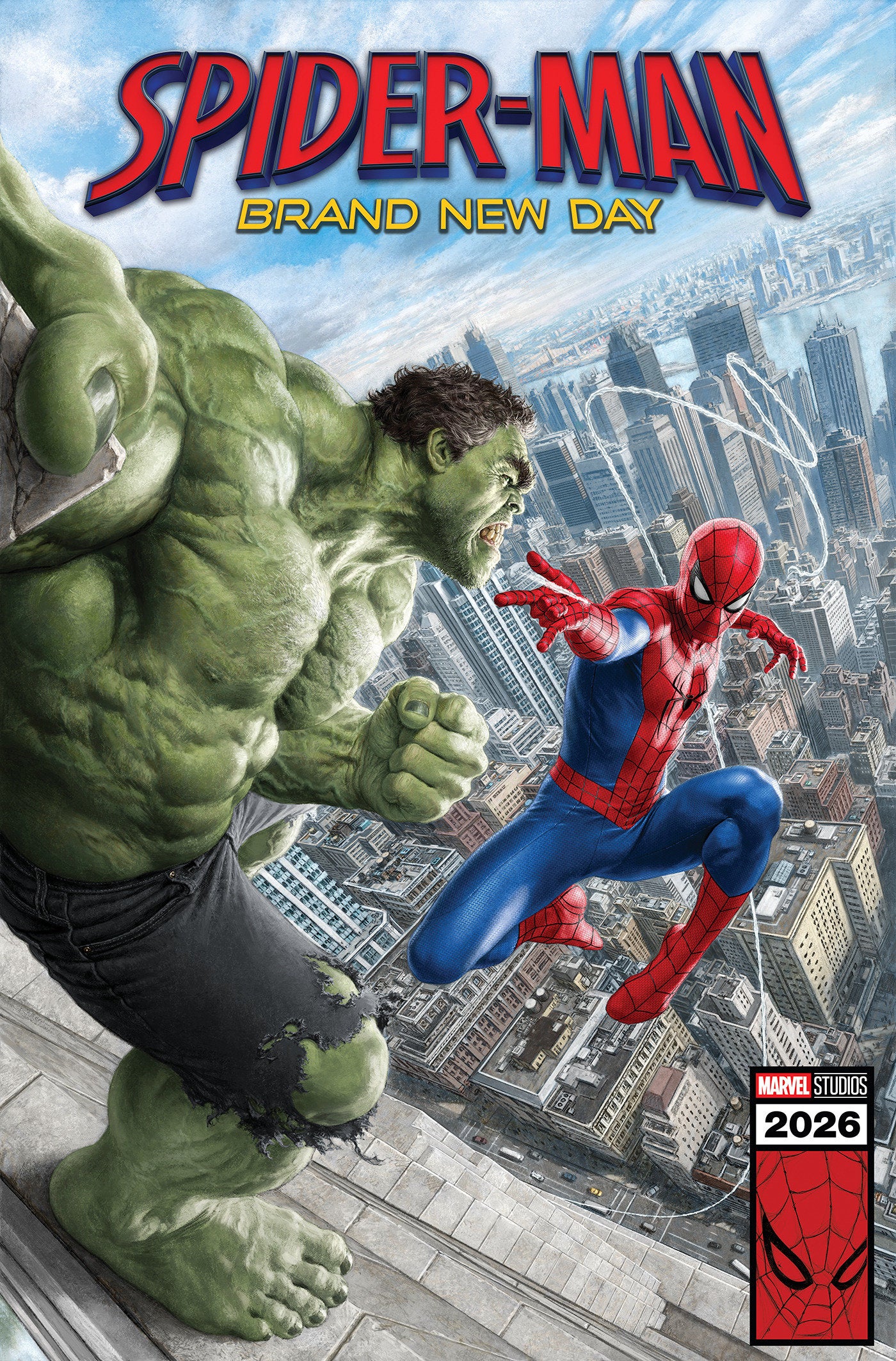 INFERNAL HULK #10 MAURO CASCIOLI SPIDER-MAN: BRAND NEW DAY MARVEL STUDIOS VARIANT