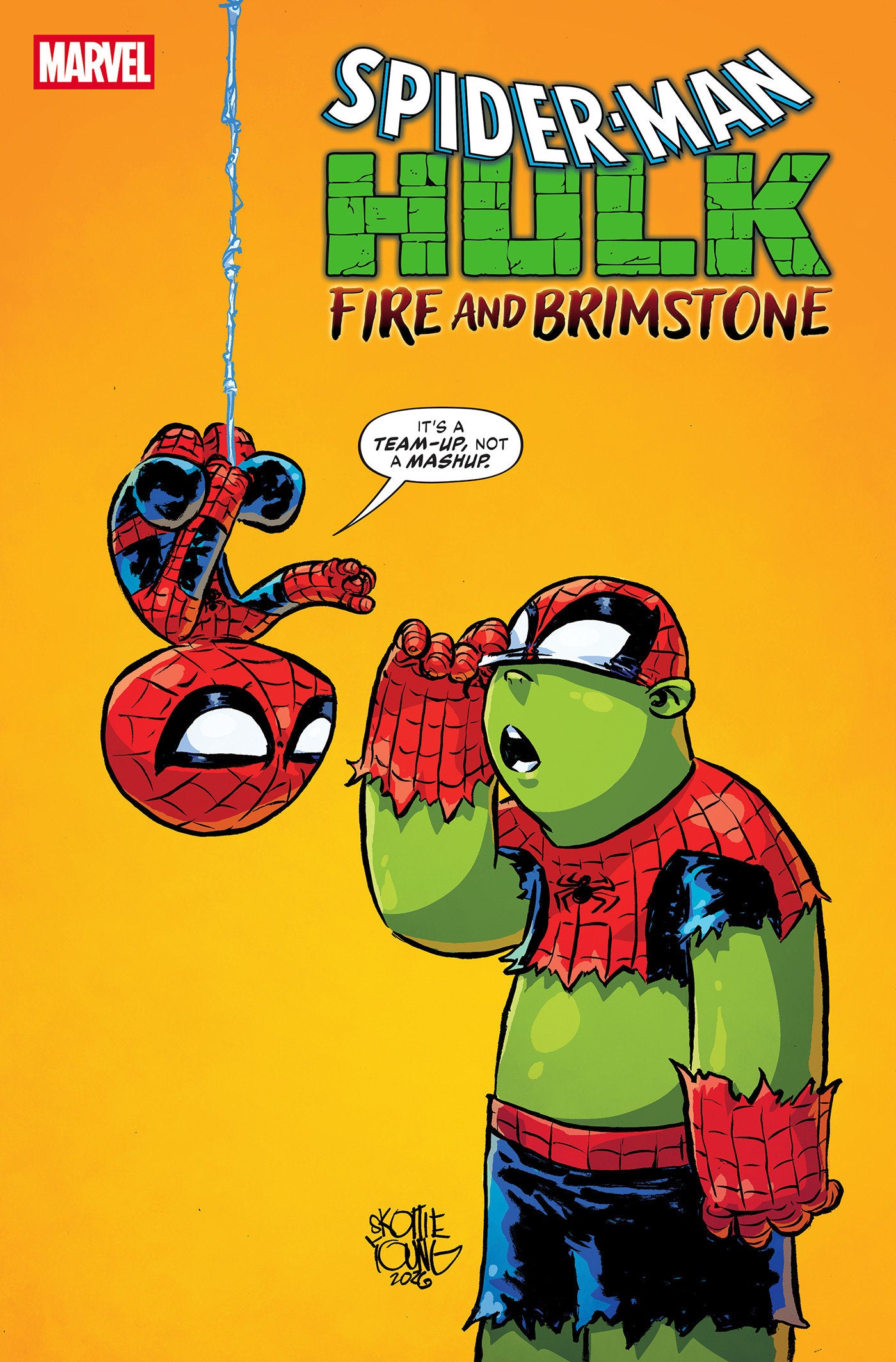 SPIDER-MAN/HULK: FIRE AND BRIMSTONE #1 SKOTTIE YOUNG VARIANT
