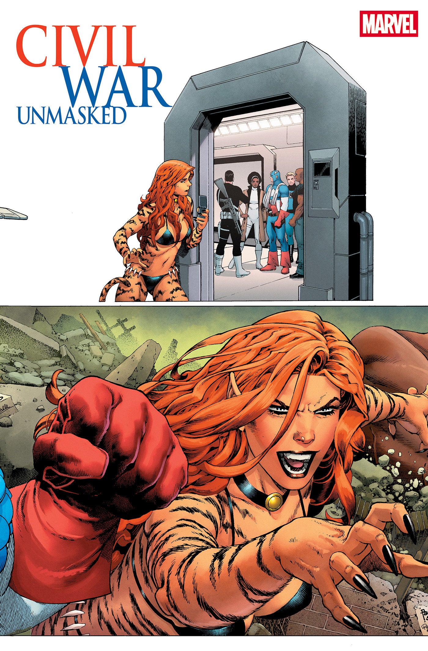 CIVIL WAR: UNMASKED #4 PAULO SIQUEIRA 5-PART CONNECTING VARIANT