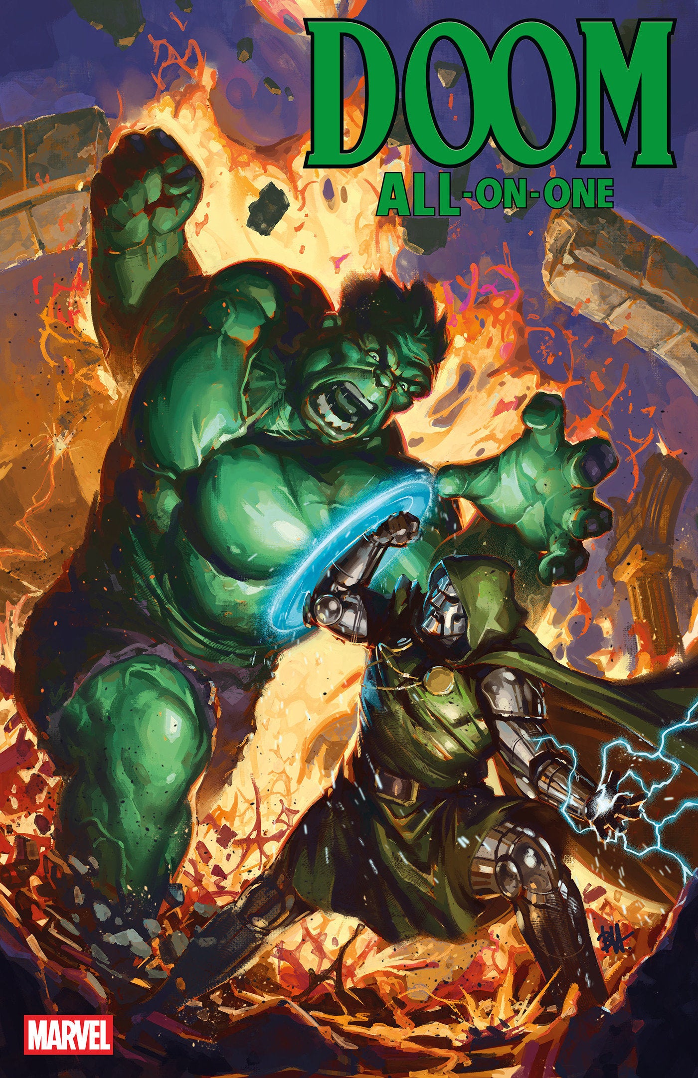 DOOM ALL-ON-ONE #1 BEN HARVEY VARIANT