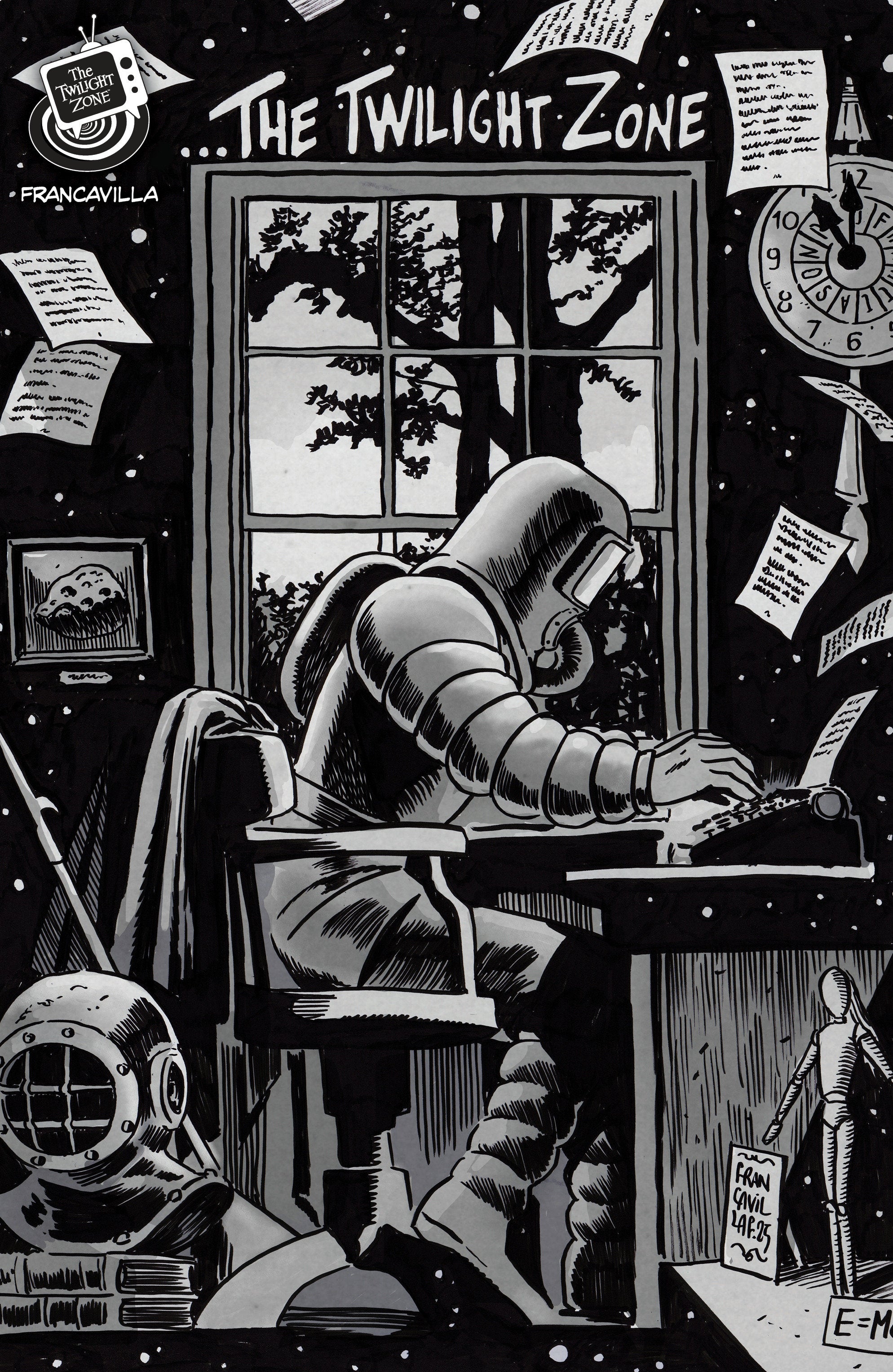 The Twilight Zone #5 Variant B (Francavilla Connecting Cover)