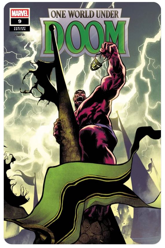 ONE WORLD UNDER DOOM #9 MARTIN COCCOLO FORESHADOW VARIANT