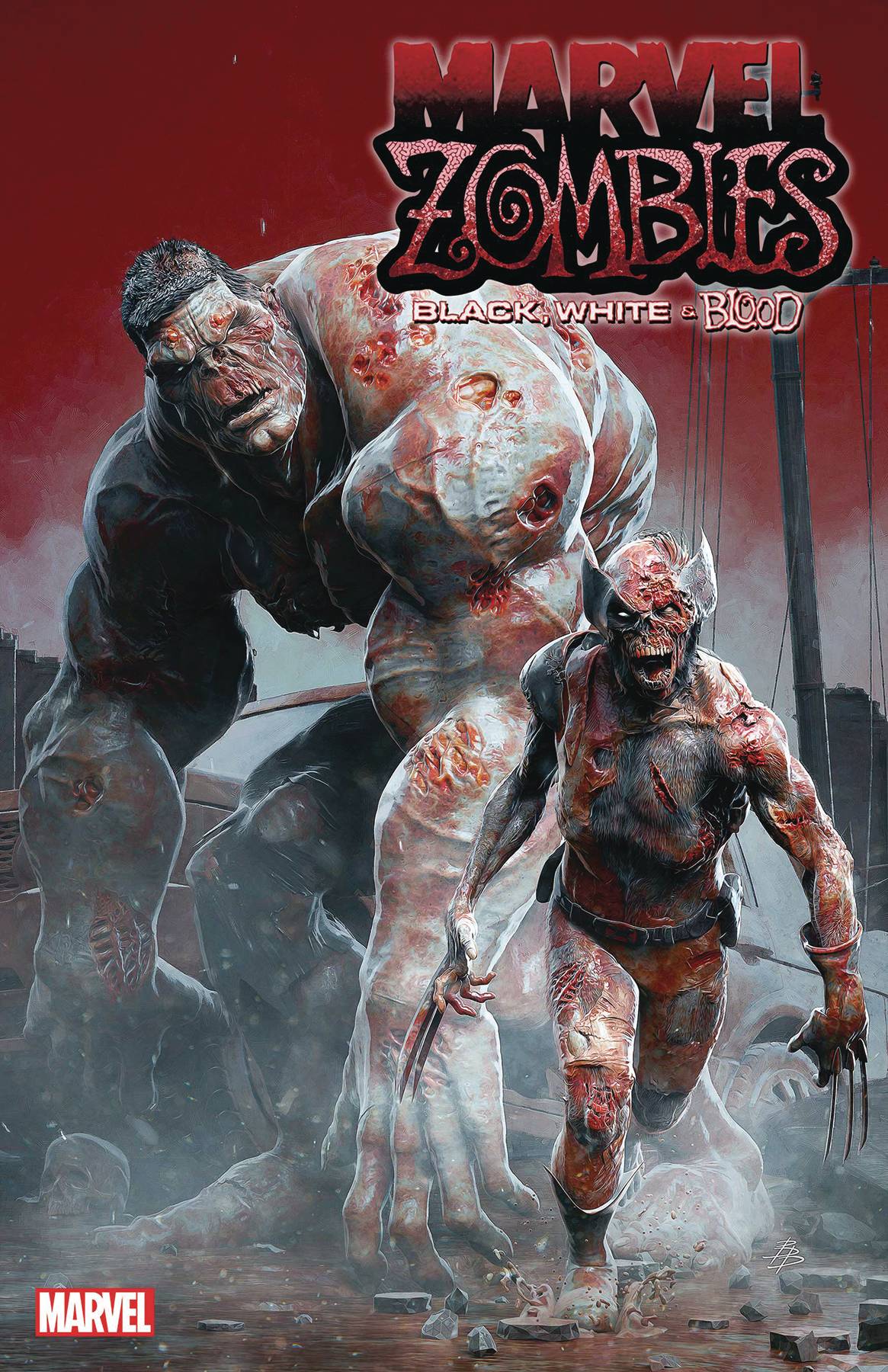MARVEL ZOMBIES BLACK WHITE BLOOD #1