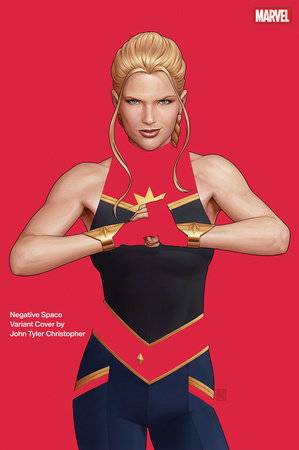 CAPTAIN MARVEL #1 JOHN TYLER CHRISTOPHER NEGATIVE SPACE