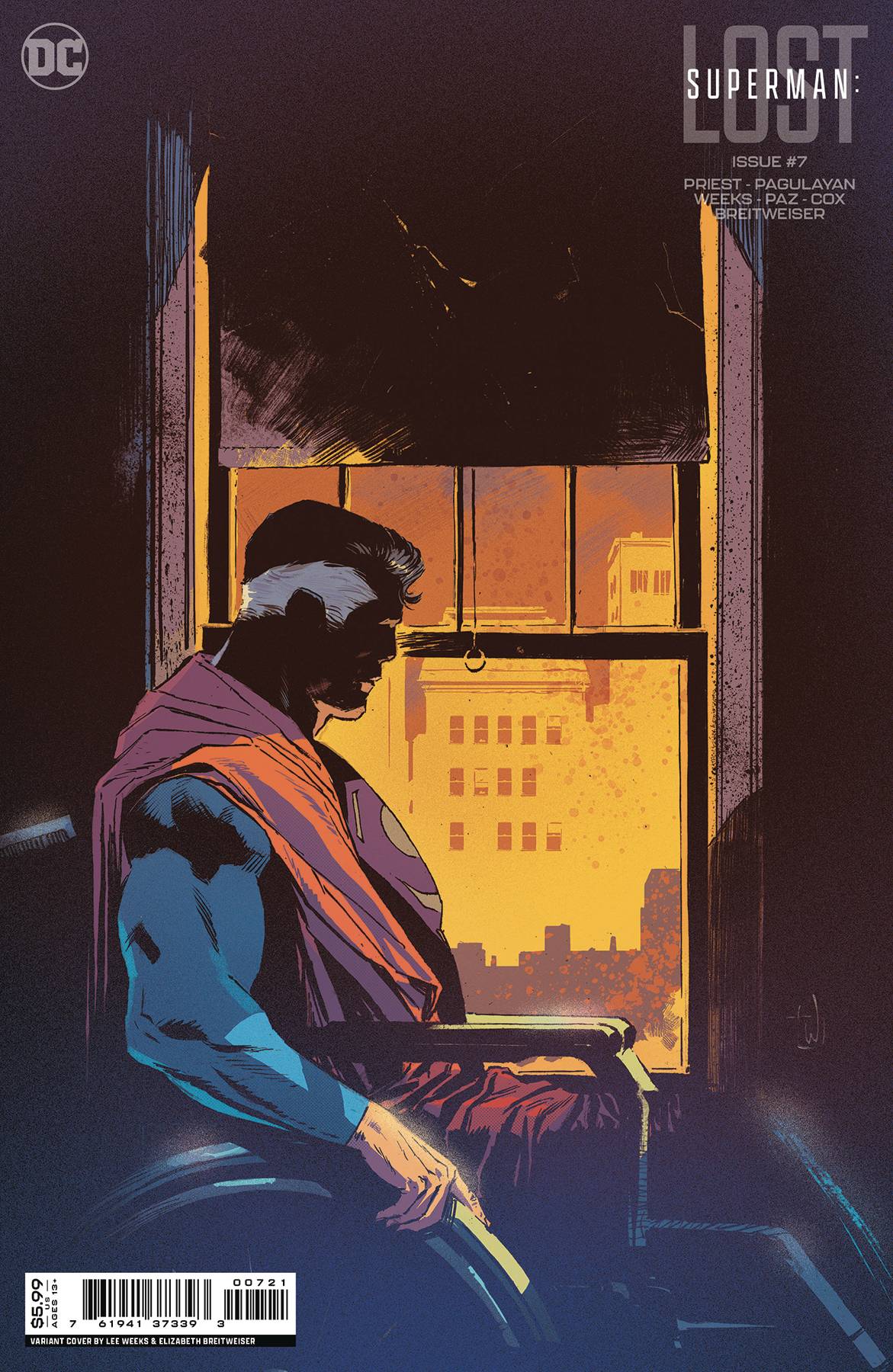 SUPERMAN LOST #7 (OF 10) CVR B LEE WEEKS CS VAR