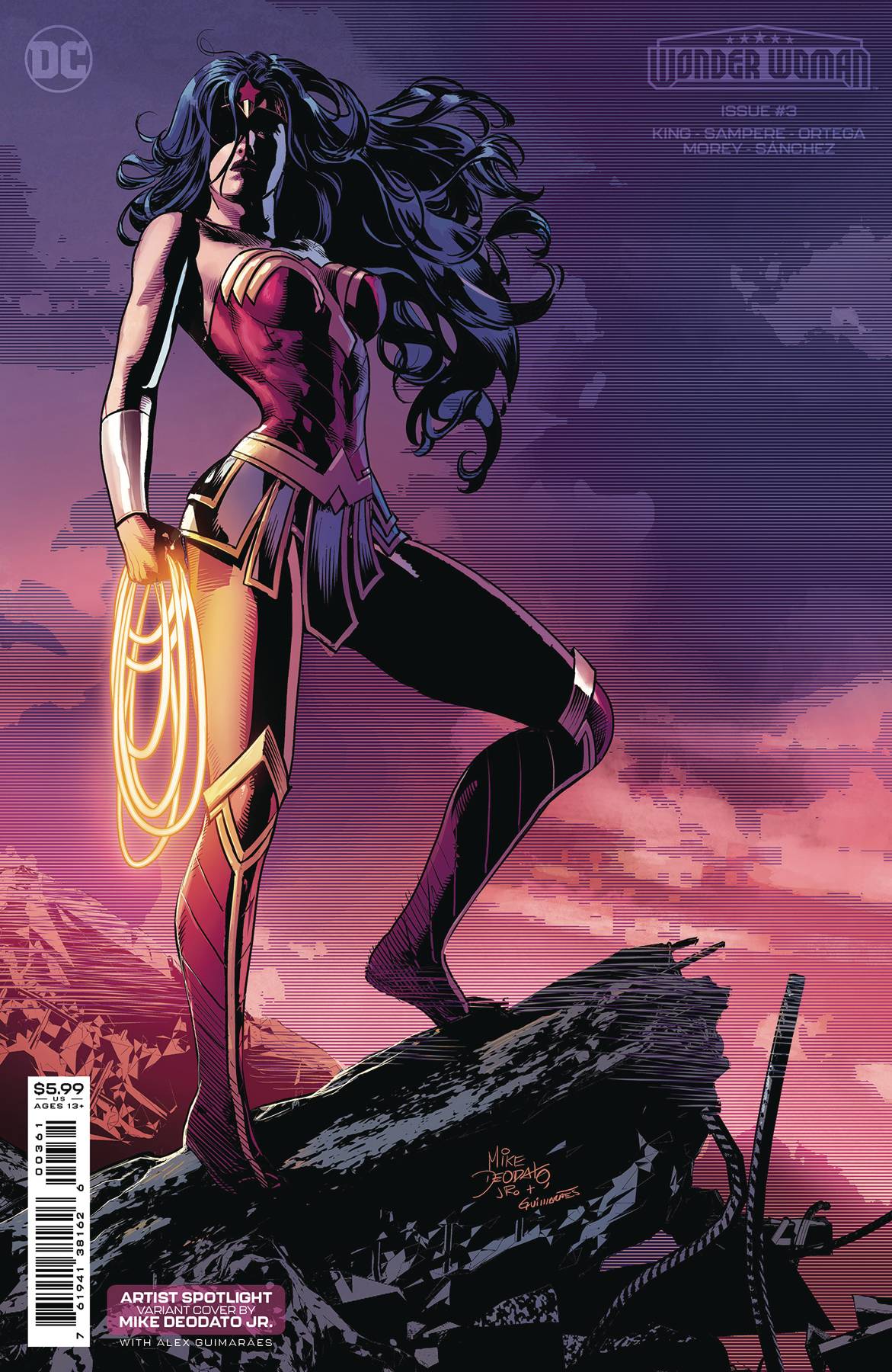 WONDER WOMAN #3 CVR D MIKE DEODATO JR ARTIST SPOTLIGHT CSV