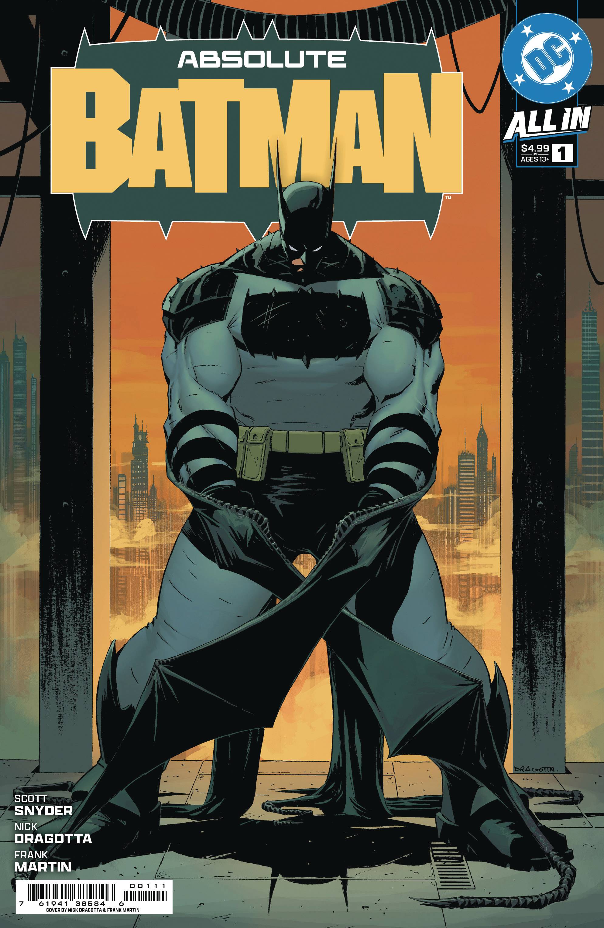 ABSOLUTE BATMAN #1 CVR A NICK DRAGOTTA