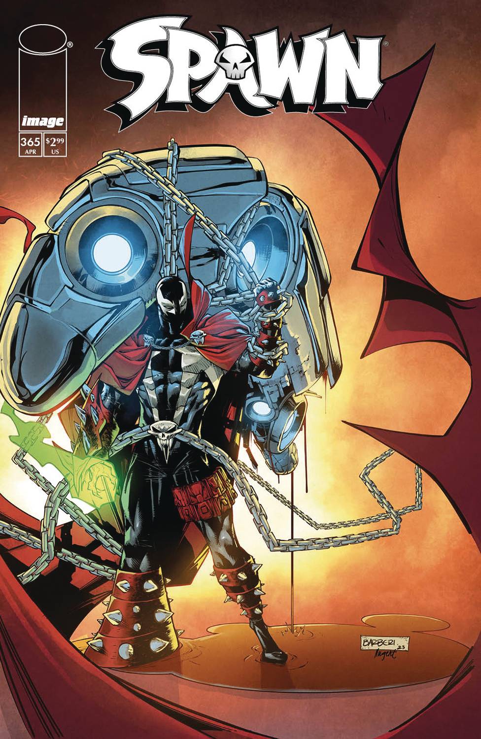 SPAWN #365 CVR A BARBERI