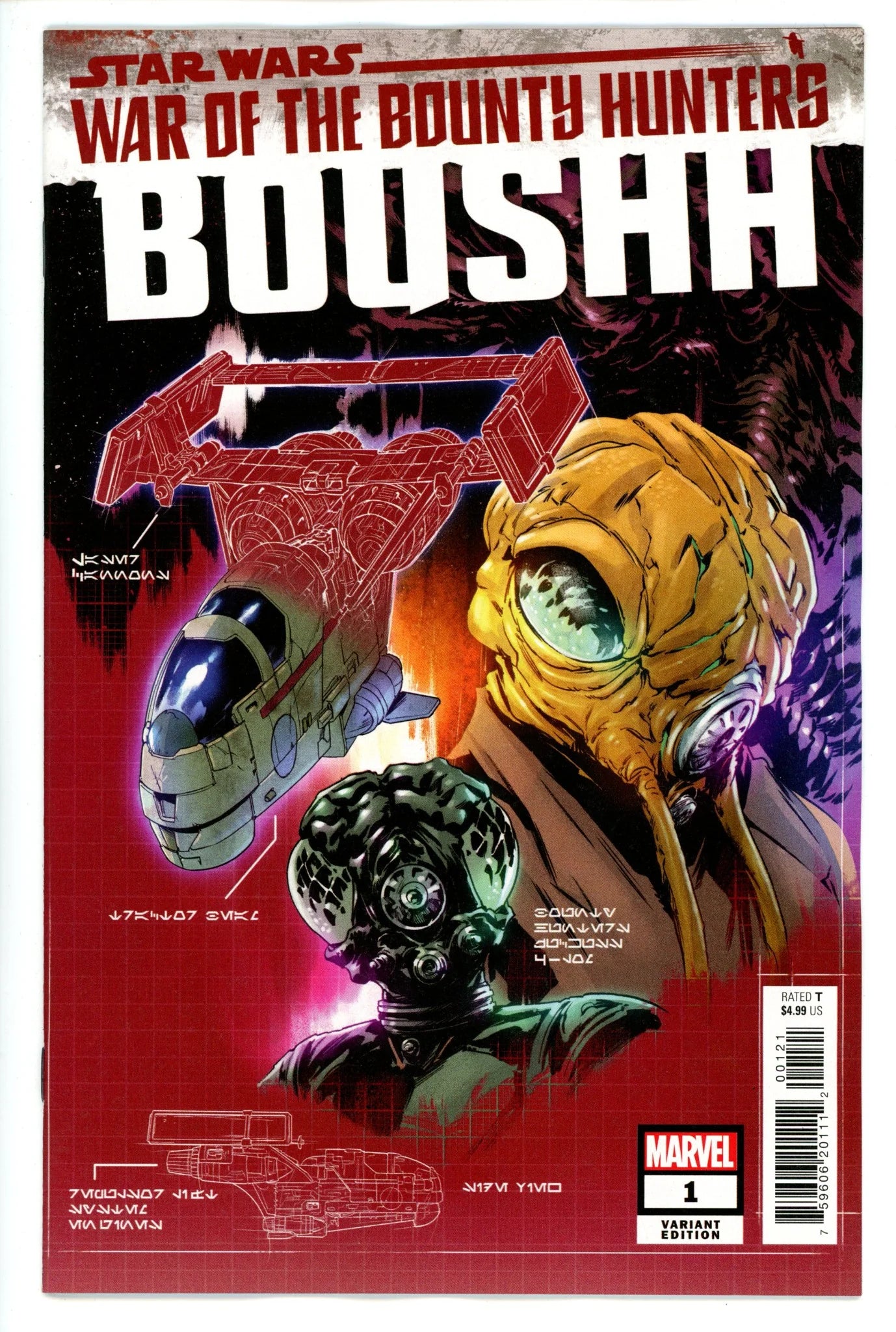 STAR WARS WAR OF THE BOUNTY HUNTERS BOUSHH 1 VARIANT