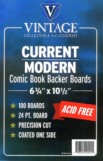 Current Age - 6 3/4" x 10 1/2" 24pt Comic Boards