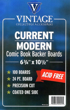 Current Age - 6 3/4" x 10 1/2" 24pt Comic Boards