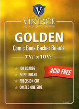 Golden Size - 7 1/2" x 10 1/2" 24pt Comic Boards