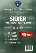 Silver Size - 7 1/8" x 10 1/2" 24pt Comic Boards