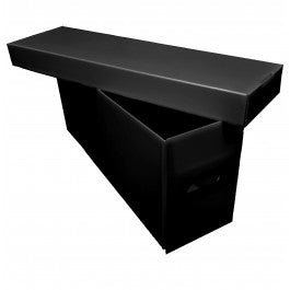 Comic Long Box Corrugated Black Plastic (Local Buy & Pick-up Only)