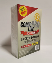 Regular Size - 6 7/8" x 10 1/2" 56pt Comic Boards