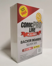 Silver Size - 7 1/8" x 10 1/2" 56pt Comic Boards