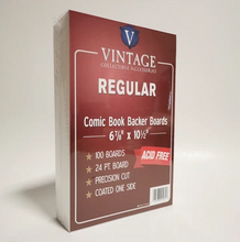 Regular Size - 6 7/8" x 10 1/2" 24pt Comic Boards