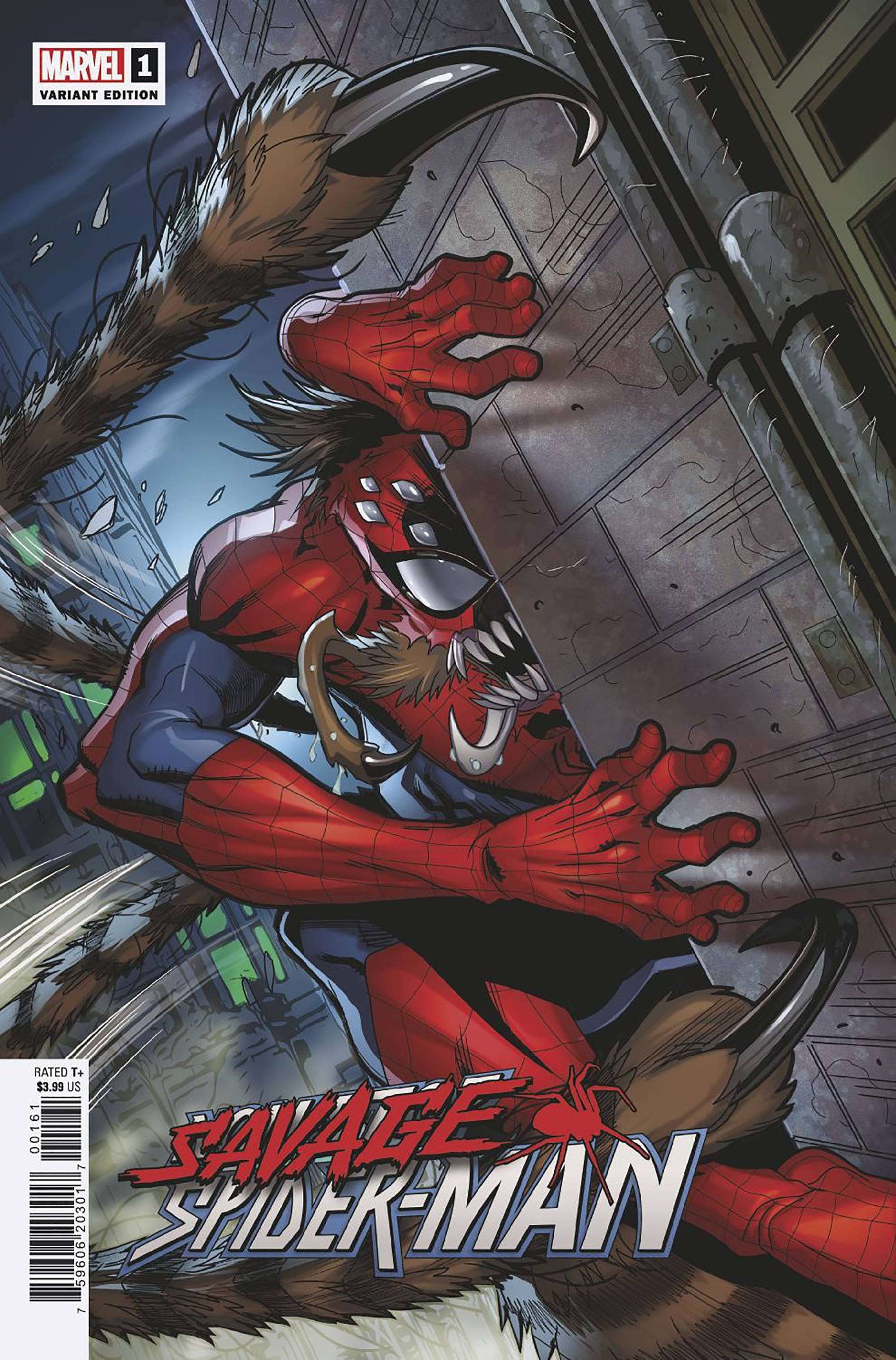 SAVAGE SPIDER-MAN #1 (OF 5) LUBERA VAR