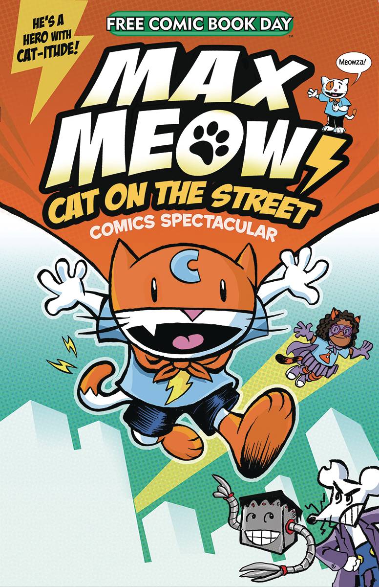 FCBD 2022 MAX MEOW CAT ON STREET COMICS SPECTACULAR