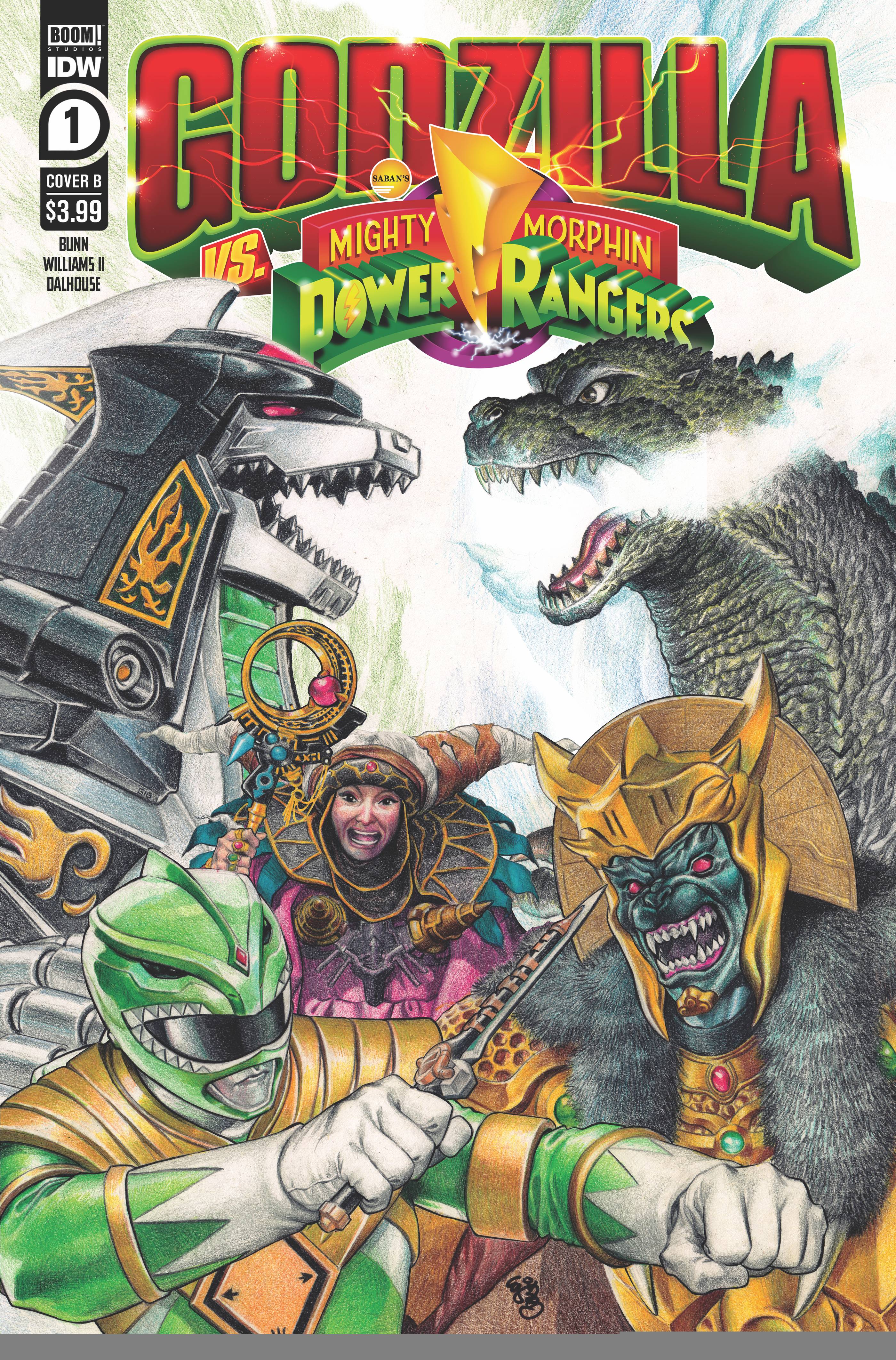 GODZILLA VS MMPR #1 (OF 5) CVR B EJ SU