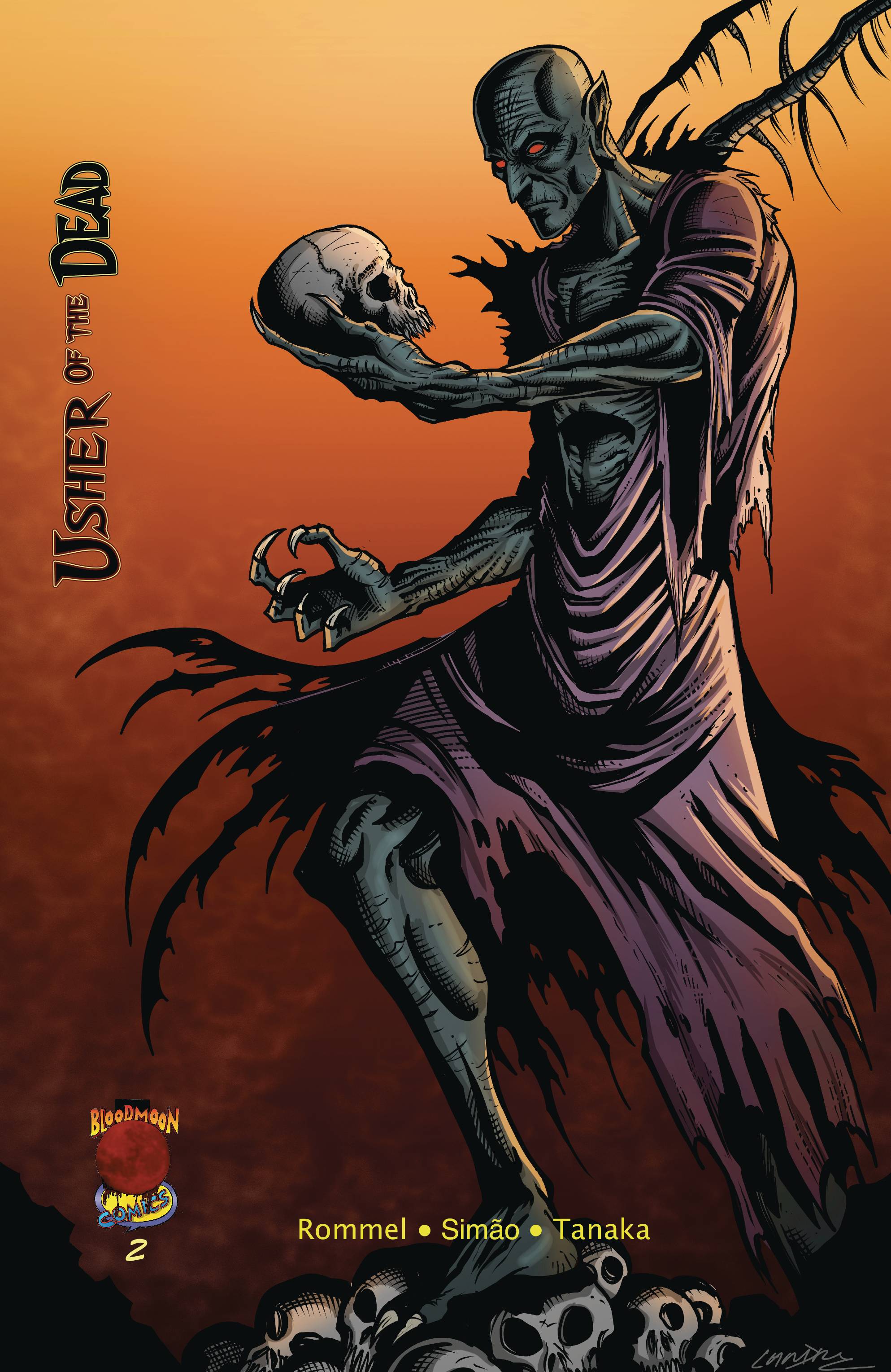 USHER OF THE DEAD #2 CVR A LAND