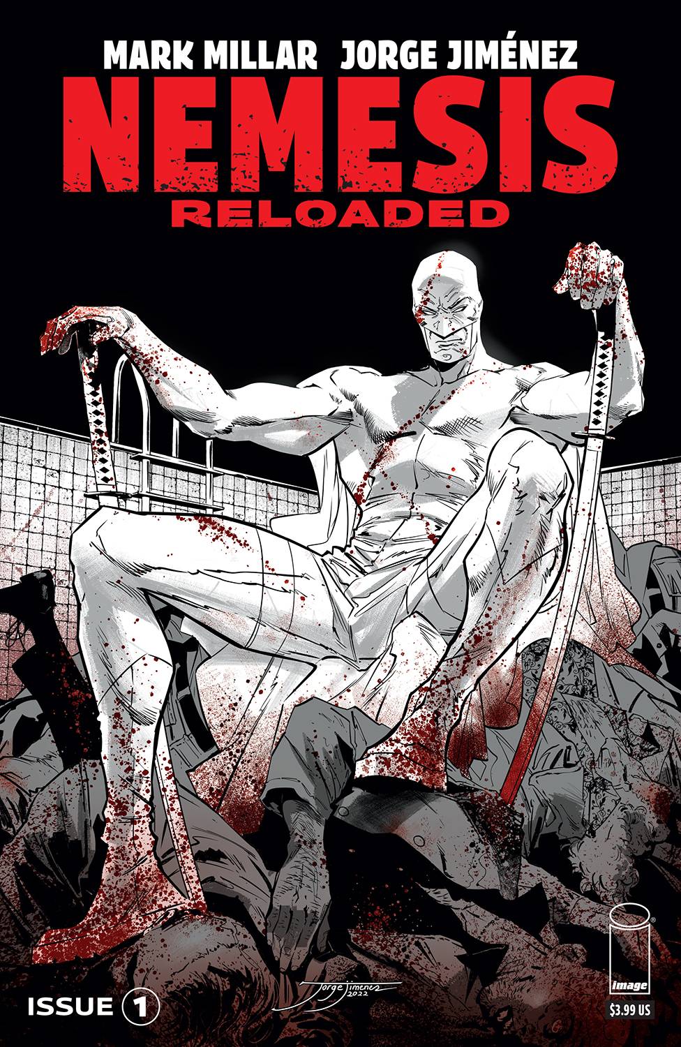 NEMESIS RELOADED #1 (OF 5) CVR B JIMENEZ B&W