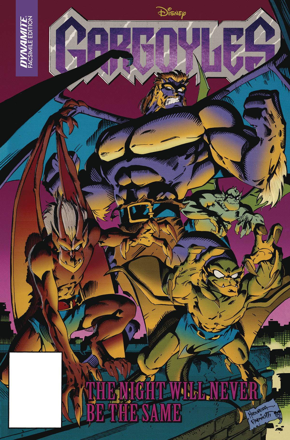 GARGOYLES (1995) #1 FACSIMILE PURPLE FOIL ED