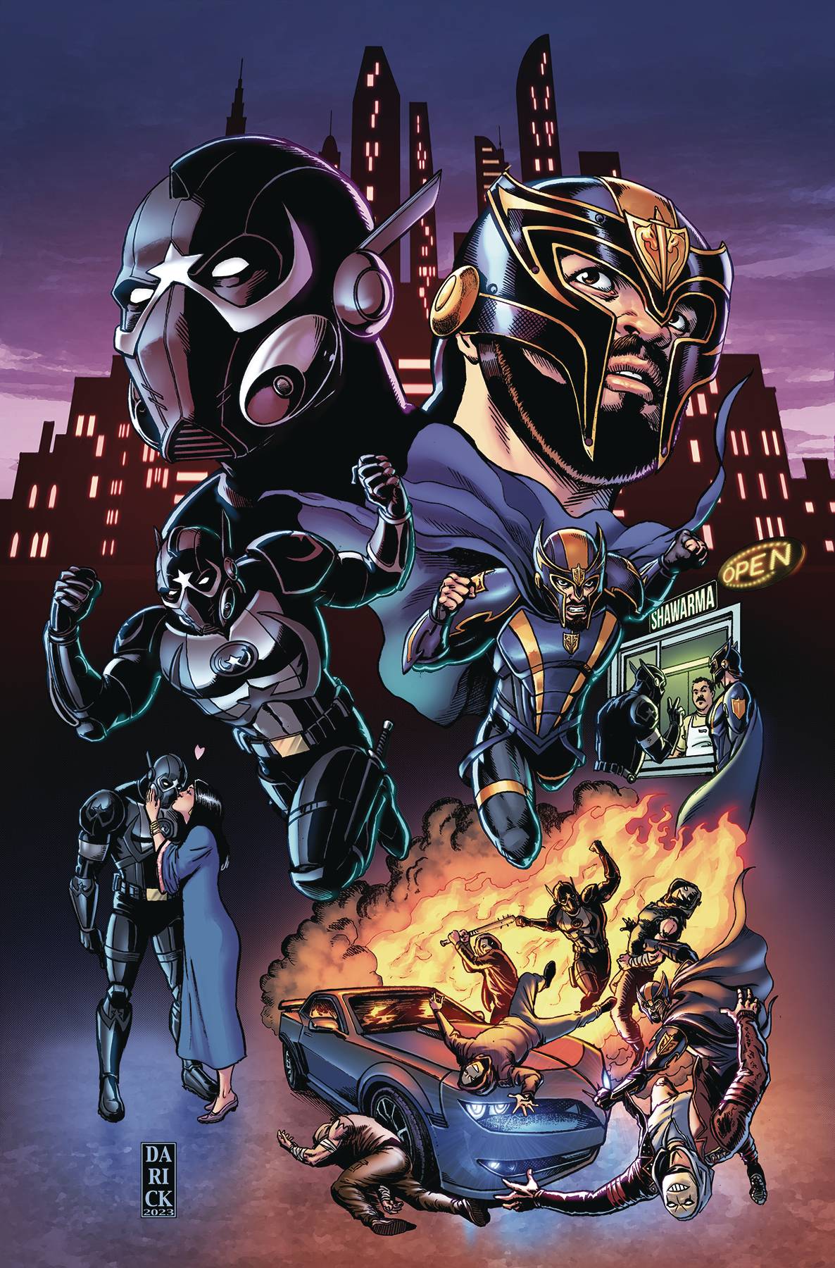 CRESTAR & KNIGHT STALLION #3 (OF 5) CVR A ROBERTSON (MR)