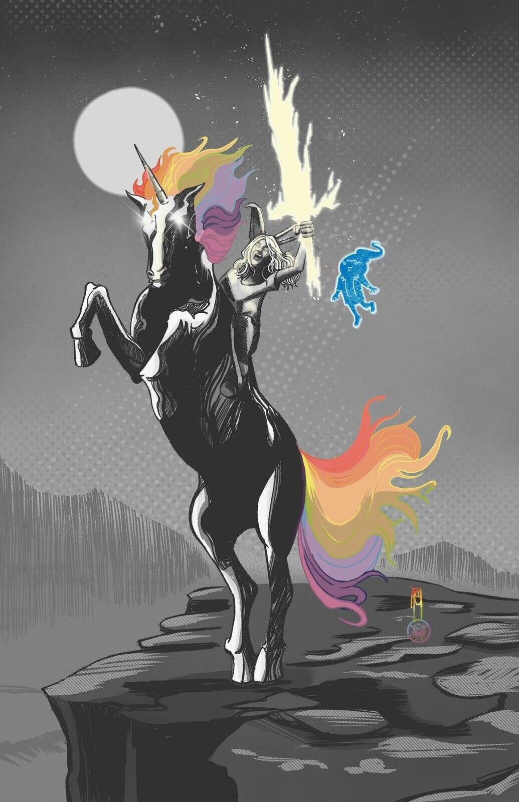 EIGHT BILLION GENIES #1 4TH PRINT JOSEPH SCHMALKE VIRGIN VARIANT EXCLUSIVE LTD 500